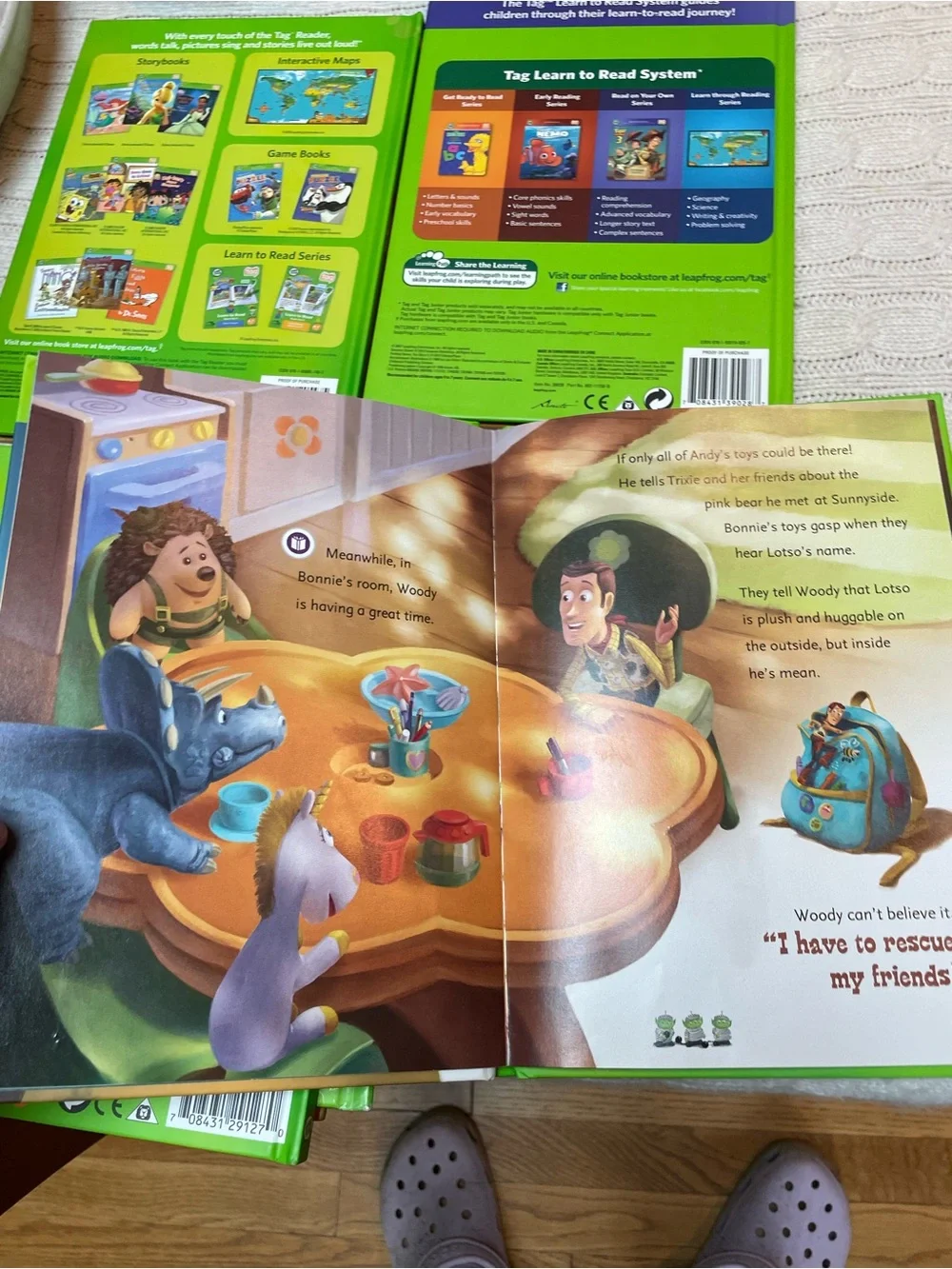 Leapfrog tag reading